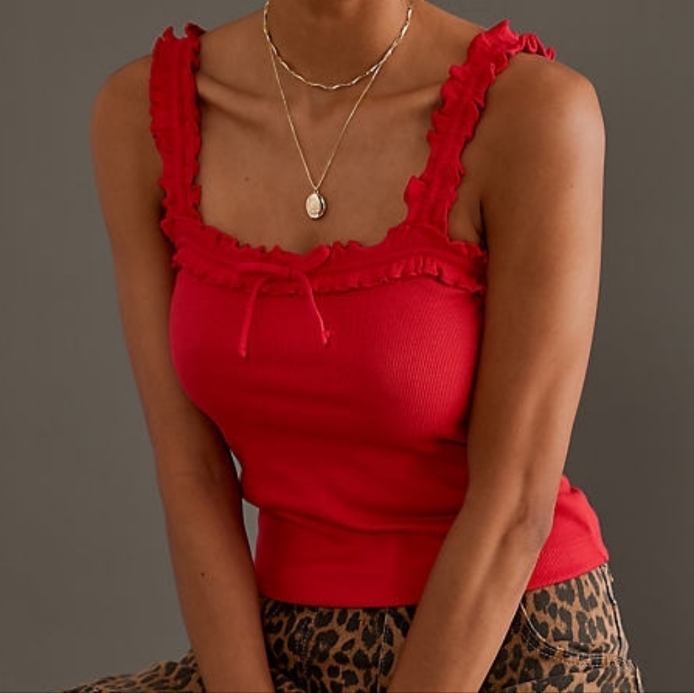 The Dorrie Ruffled Cami by Maeve